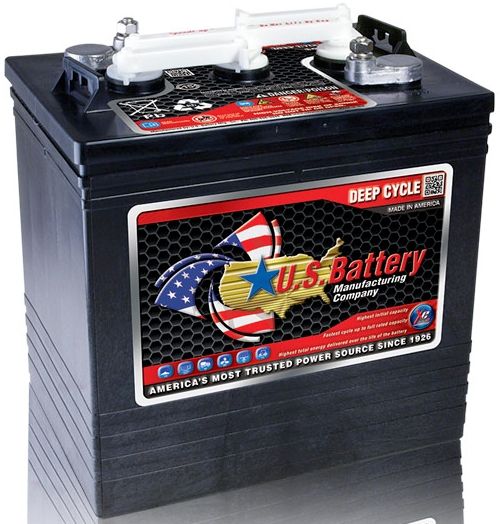 US 2000 Deep Cycle Monobloc Battery 6V 216Ah US Battery